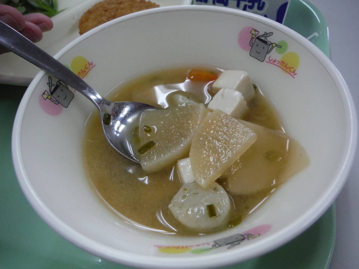 有機農産物の給食提供について